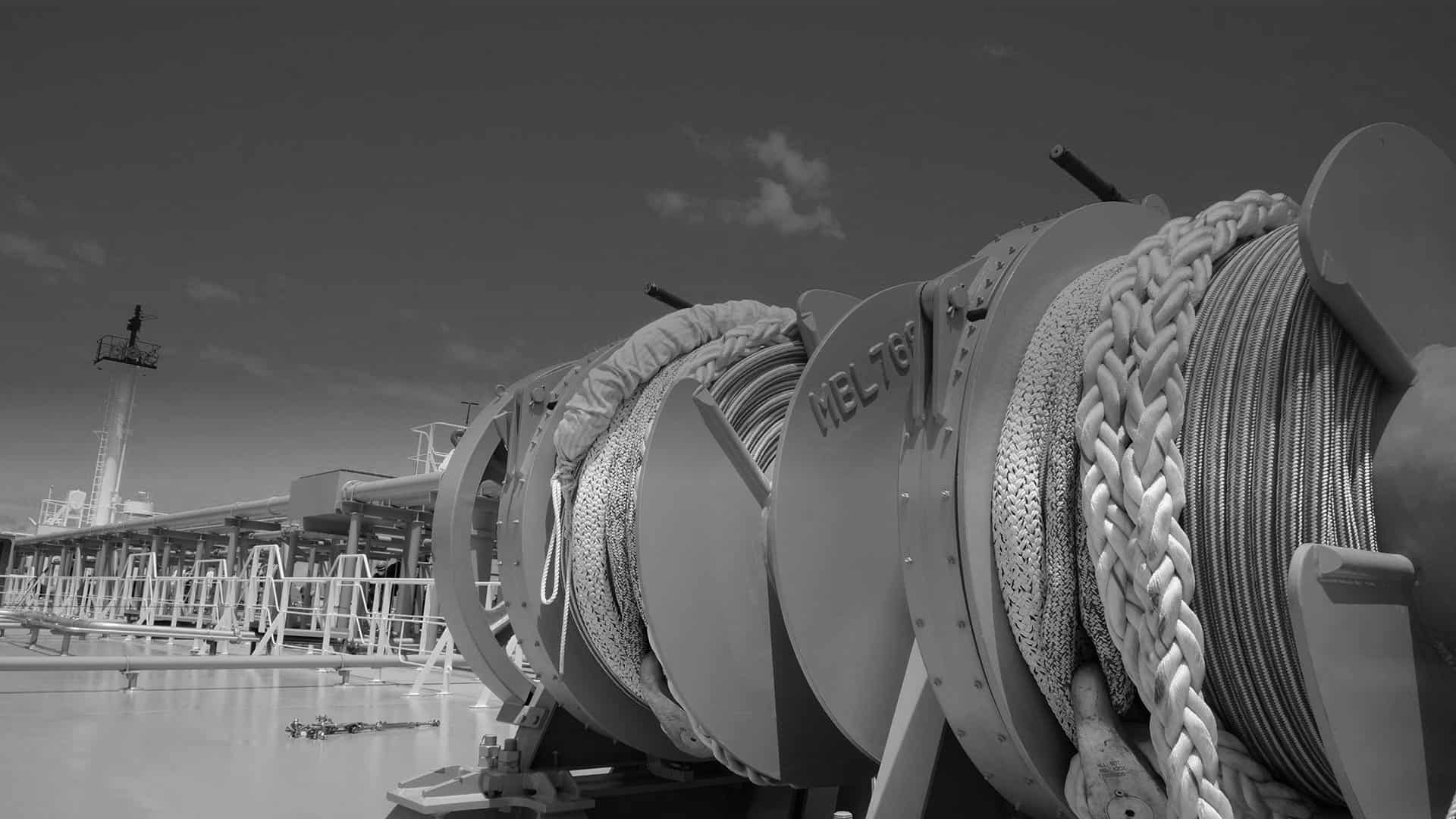choosing mooring ropes for the tanker kimolos