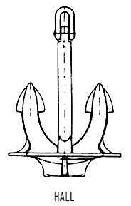 stockless anchors hall