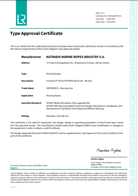 type approval improved 8