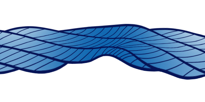 Wire rope distortion illustration