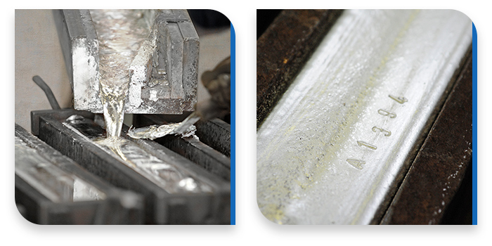 Anode casting process