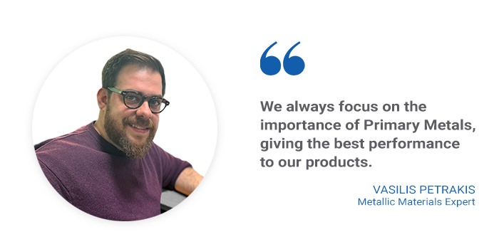 Vasilis Petrakis, metallic materials experts
