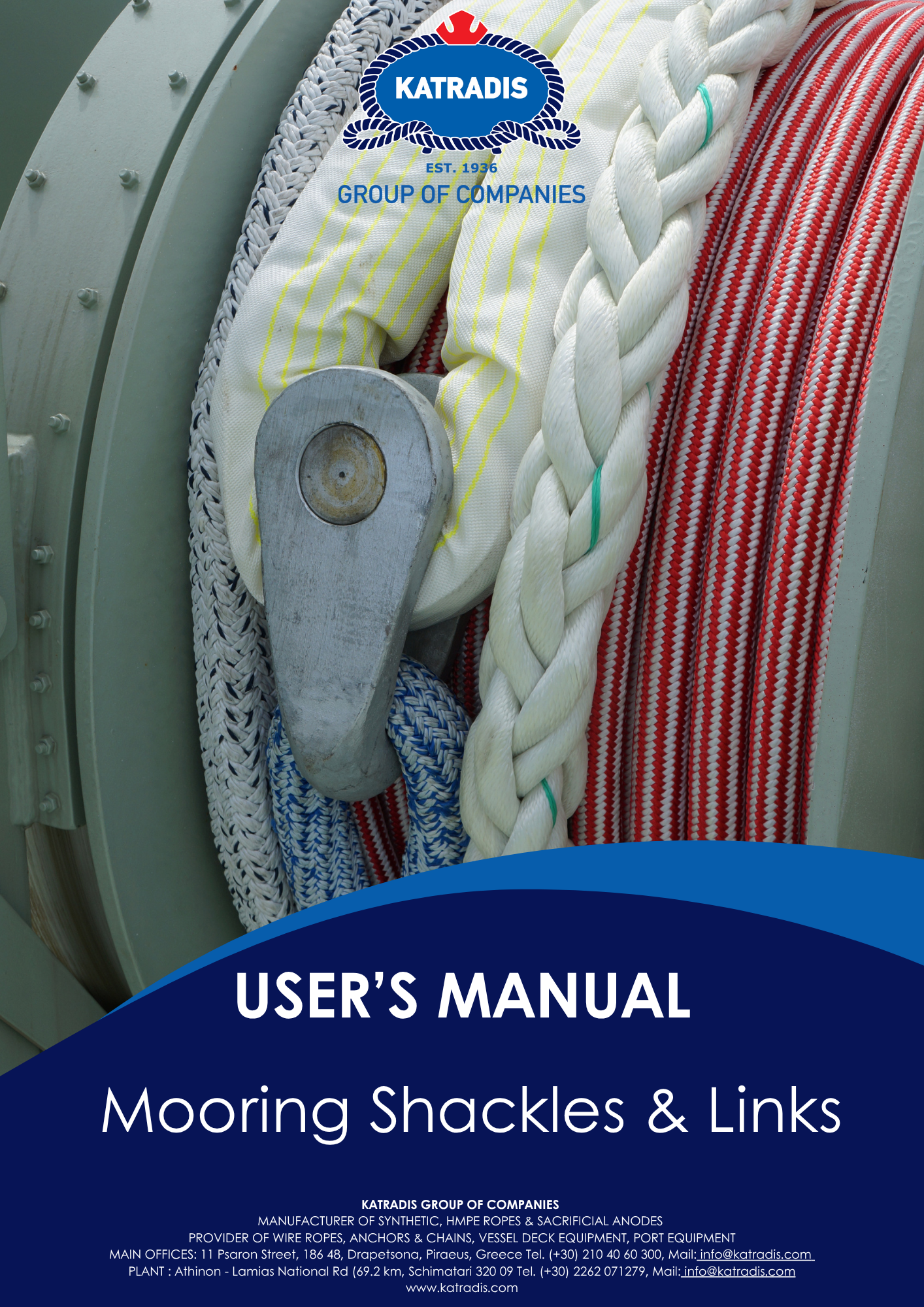 user's manual for mooring shackles & links