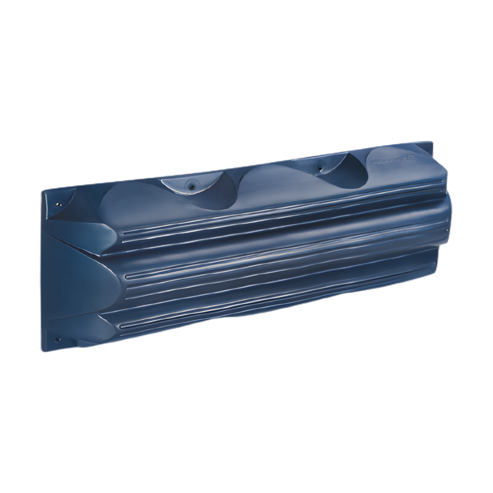 Heavy-duty marina border fender for dock edge protection and boat impact absorption