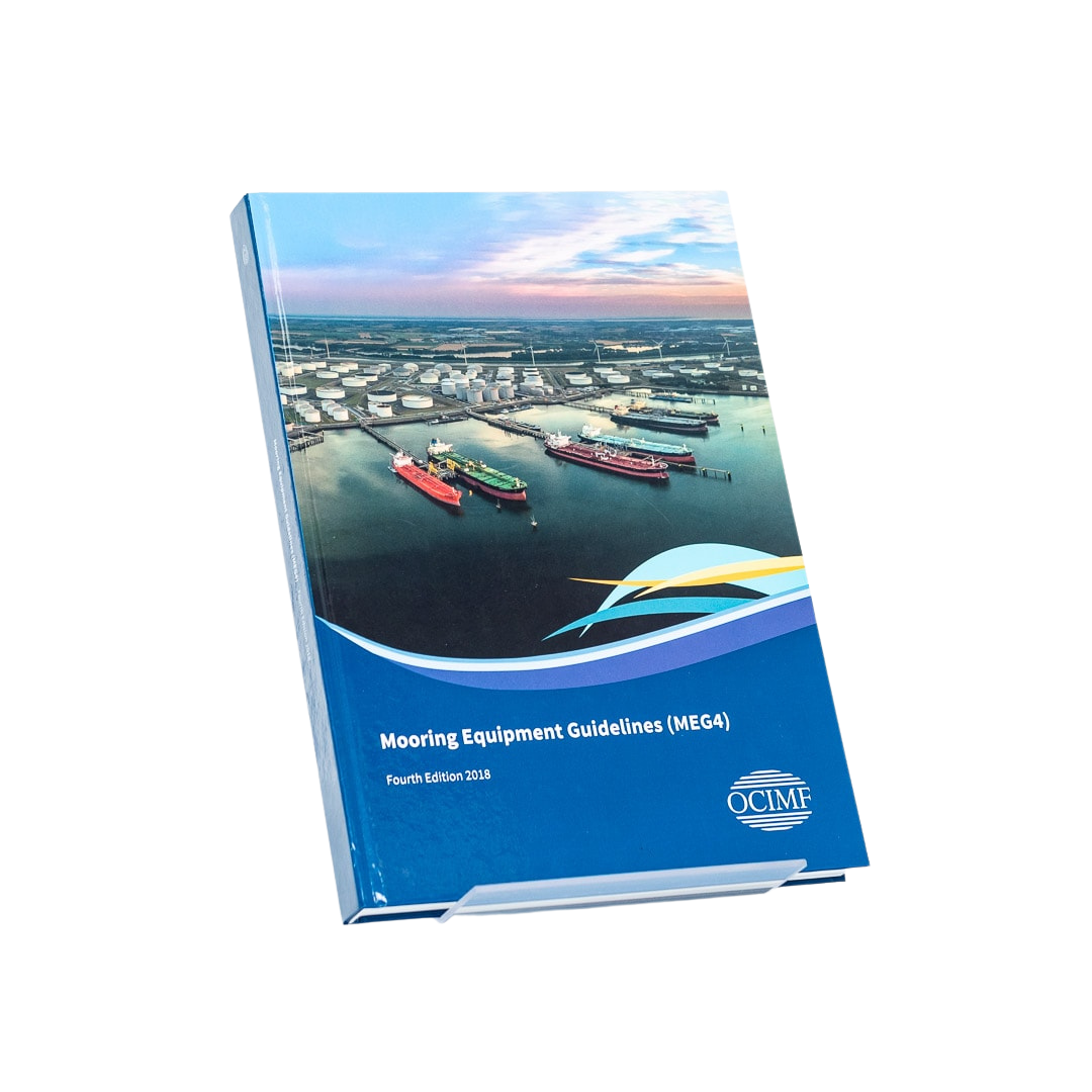 OCIMF Mooring Equipment Guidelines (MEG4) Fourth Edition, the international standard for safe mooring practices and rope management in the marine industry.